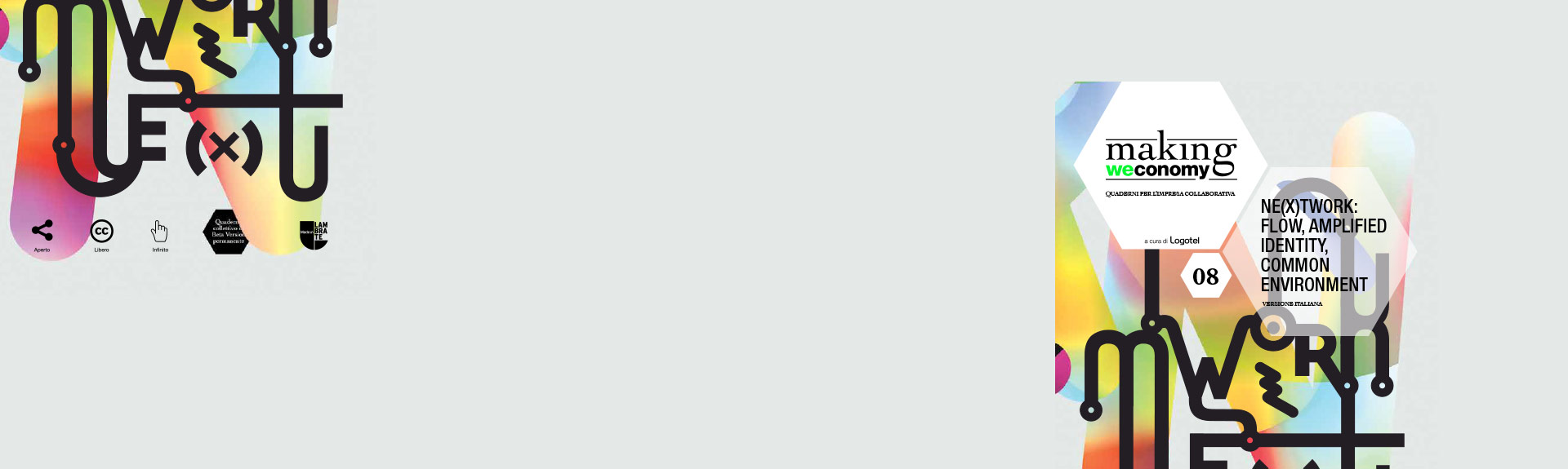 Ne(x)twork: flow, amplified identity, common environment